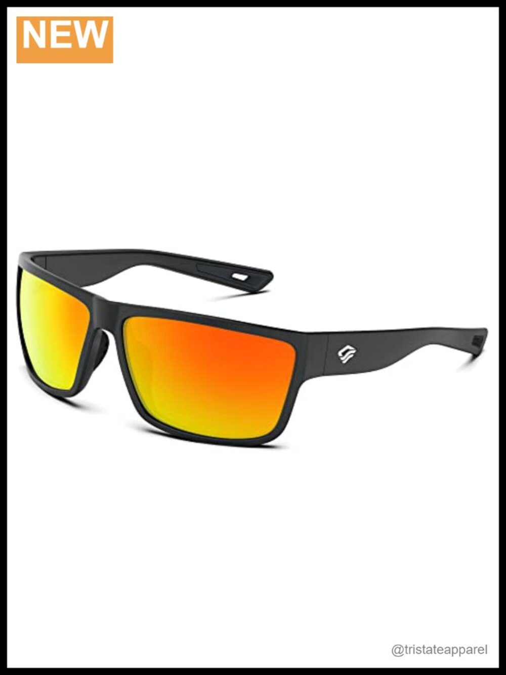 Polarized Sports Sunglasses Wrap Around TR90 Frame UV Protection